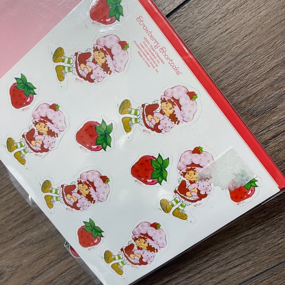 Vintage Strawberry Shortcake Diary, Journal,‎ Stationary Set NEW Flaw Movie Prop - Picture 3 of 10